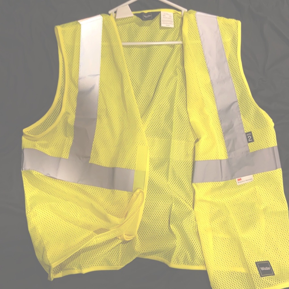 Reflective material work shirt